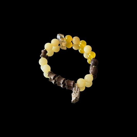 ChinXel Celestial Autumn Equinox Energy Bracelet Natural Crystal