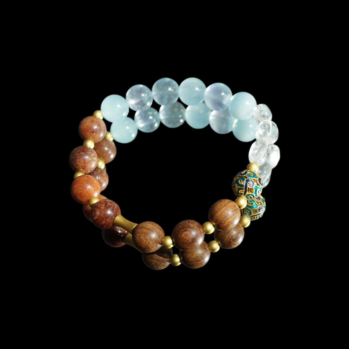 Rain After Drought" Hope Revival Crystal Bracelet – Natural Stone Energy Jewelry for Renewal & Good Fortune