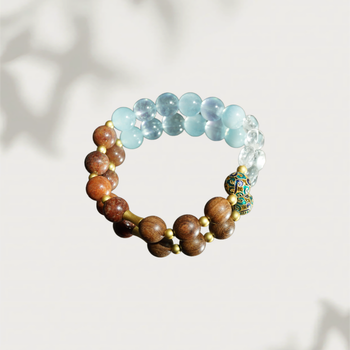 Rain After Drought" Hope Revival Crystal Bracelet – Natural Stone Energy Jewelry for Renewal & Good Fortune