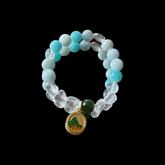 ChinXel Celestial Grain Rain Solar Term Bracelet  Natural Crystal 