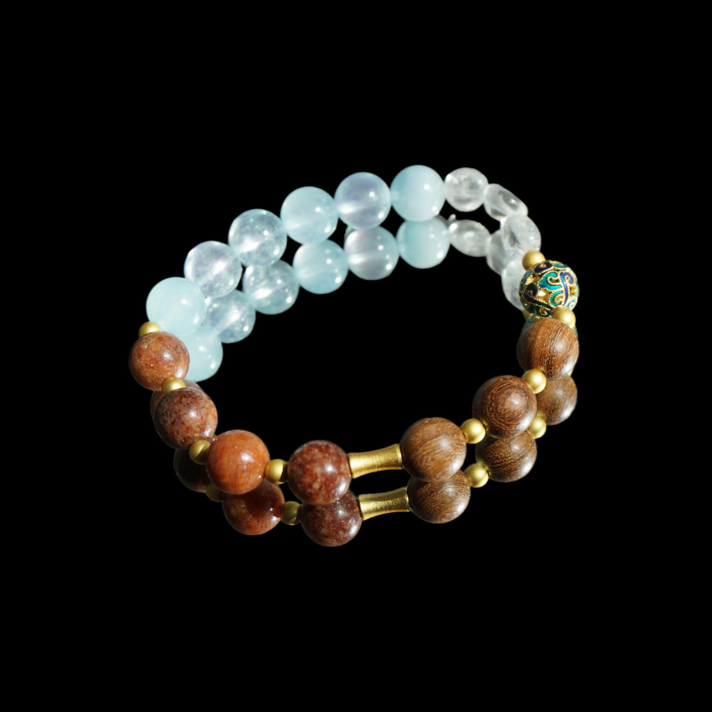 Rain After Drought" Hope Revival Crystal Bracelet – Natural Stone Energy Jewelry for Renewal & Good Fortune