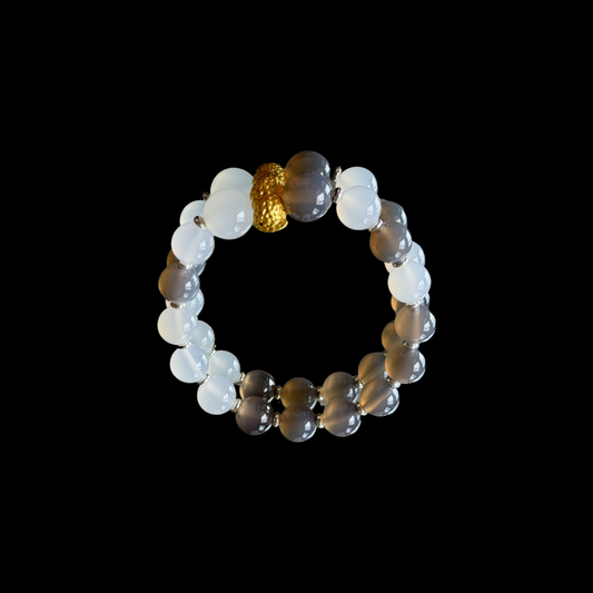 ChinXel Celestial White Dew Solar Term Bracelet Natural Crystal