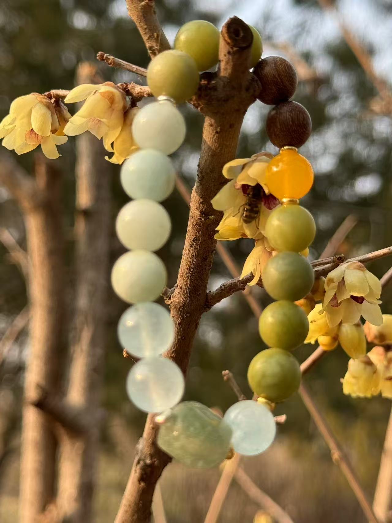 "Spring Equinox Revival" Crystal Bracelet - Solar Term Wellness Jewelry - Liver Qi Boost - Seasonal Renewal