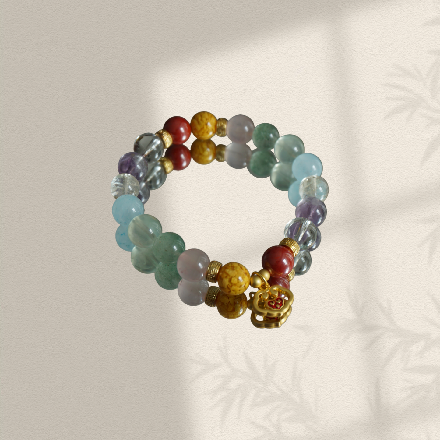 Unexpected Reunion" Friendship Bracelet - Citrine & Lapis Lazuli Harmony Jewelry - Nostalgia Bond - Cross-Cultural Connection